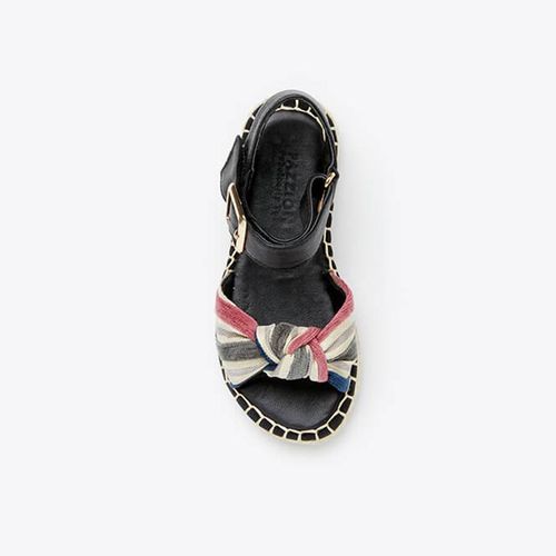 Sandal Bé Gái Pazzion BB1582-10 - BLACK Màu Đen Size 20-6